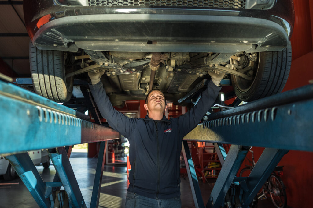 Verification structure avant control technique